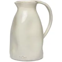 Dutchdeluxes Karaf Dented Jug Ceramic White