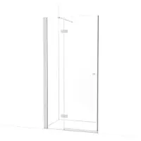 Maxaro Amber Douchedeur | 100 cm Chroom Helder glas Draaideur | Douchedeur glas | Glazen Douchedeur | Nisdeur Douche