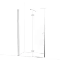 Maxaro Amber Douchedeur 120 cm Chroom Helder glas Draaideur | Douchedeur glas | Glazen Douchedeur | Nisdeur Douche