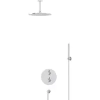 Maxaro Radius Regendouche Inbouw | Chroom 30 cm Regendouche Thermostatisch
