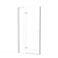 Maxaro Amber Douchedeur | 105 cm Chroom Helder glas Draaideur | Douchedeur glas | Glazen Douchedeur | Nisdeur Douche