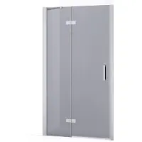 Maxaro Diamond Douchedeur | 90 cm Chroom Rookglas Draaideur | Douchedeur | Douchedeur Draaibaar | Douchedeur op maat
