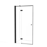 Maxaro Amber Douchedeur | 100 cm Mat zwart Helder glas Draaideur | Douchedeur glas | Glazen Douchedeur | Nisdeur Douche