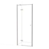 Maxaro Amber Douchedeur | 70 cm Rvs Helder glas Draaideur | Douchedeur glas | Glazen Douchedeur | Nisdeur Douchewand