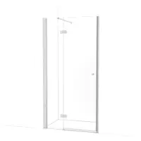 Maxaro Amber Douchedeur | 105 cm Chroom Helder glas Draaideur | Douchedeur glas | Glazen Douchedeur | Nisdeur Douche