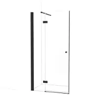 Maxaro Amber Douchedeur | 100 cm Mat zwart Helder glas Draaideur | Douchedeur glas | Glazen Douchedeur | Nisdeur Douche