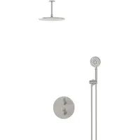 Maxaro Radius Regendouche Inbouw | Rvs 25 cm Regendouche Thermostatisch