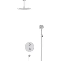 Maxaro Radius Regendouche Inbouw | Chroom 30 cm Regendouche Thermostatisch