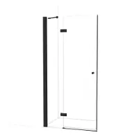 Maxaro Amber Douchedeur | 100 cm Mat zwart Helder glas Draaideur | Douchedeur glas | Glazen Douchedeur | Nisdeur Douche