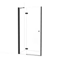 Maxaro Amber Douchedeur | 105 cm Mat zwart Helder glas Draaideur | Douchedeur glas | Glazen Douchedeur | Nisdeur Douche
