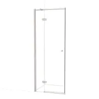 Maxaro Amber Douchedeur | 70 cm Rvs Helder glas Draaideur | Douchedeur glas | Glazen Douchedeur | Nisdeur Douchewand