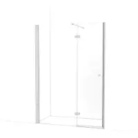 Maxaro Amber Douchedeur 145cm Chroom Helder Glas Draaideur | Douchedeur glas | Glazen Douchedeur | Nisdeur Douchewand