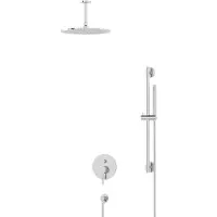 Maxaro Radius Regendouche Inbouw | Chroom 30 cm Regendouche Eéngreeps