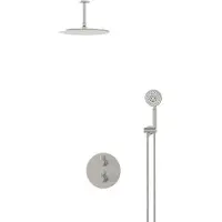 Maxaro Radius Regendouche Inbouw | Rvs 30 cm Regendouche Thermostatisch