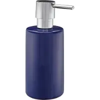 Spirella Tube zeepdispenser navy blauw