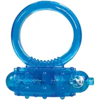 You2Toys - vibrerende penisring - siliconen - blauw