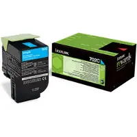 Lexmark Toner 70C20C0 (702C) Cyaan