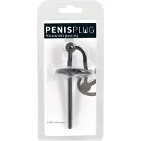 You2Toys – Siliconen Penis Plug Hol Ontwerp met Glans Ring voor Effectieve Spelletjes – 12 cm – Zwart