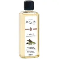 Maison Berger Paris 115143, Fles, Vloeistof, CEDERHOUT, JASMIJN, LEER, MUSK, MYRRE, OLIE, OUD, PATCHOELI, VANILLE, ZWART, TRANSPARANT, WIT, 500 ml, Lampe Berger