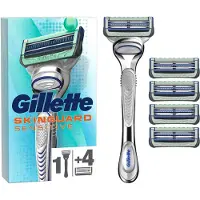 Gillette scheermes Skinguard sensitive + 5 scheermesjes STARPACK