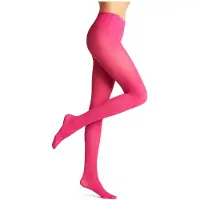 Falke Pure Matt eenkleurig materiaal ondoorzichtig 50 DEN panty dames rood - maat XL