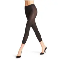 Falke Pure Matt eenkleurig materiaal halfdoorzichtig 50 DEN legging dames zwart - maat S