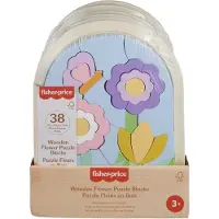 Fisher Price Houten Bloemenpuzzelblokken - Vormenpuzzel
