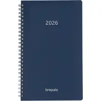 Brepols Breform Polyprop dagagenda met uurindeling 2027 blauw (1 dag per pagina) 6-talig