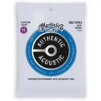 Martin strings MA175PK3 AUTHENTIC SP PACK 3 CUSTOM-LIGHT BRONZE CUSTOM LIGHT 11-15-23-32-42-52