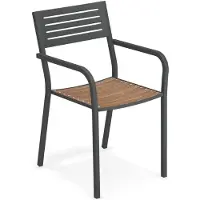 Emu Segno Armlehnstuhl Staal/Teak 4 stuks