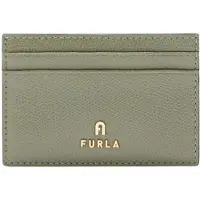 Furla Leren Kaarthouder Camelia Card Case Agave Grijs