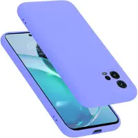 Cadorabo Hoesje geschikt voor Motorola MOTO G72 in LIQUID LICHT PAARS - Beschermhoes gemaakt van flexibel TPU silicone Case Cover