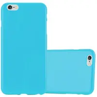 Cadorabo TPU Jelly Cover (iPhone 6s+, iPhone 6+), Smartphonehoes, Blauw