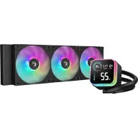DeepCool LQ360 - Vloeistofkoelsysteem processor Afmeting radiator: 360mm - voor Intel LGA: 1851, 1700, 1200, 115x - AMD AM5, AM4 - 3x FD12 ARGB Fans - zwart