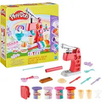Hasbro Play-Doh Magical Frozen Treats Playset - 4 potten met dubbele kleuren + Speelset