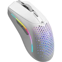 Glorious Model O 2 Mini Wireless, versie voor rechtshandigen, optische sensor, draadloos (RF) + Bluetooth, 26000 DPI, wit