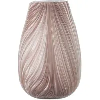 Bloomingville Vaas glas roze Ennis 22cm