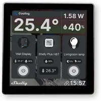 Shelly Accessories Wall Display Android WLAN Unterputz schwarz