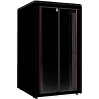 Roline 19-inch netwerkkast Pro 26 U, 800x800 BxD Glazen deur zwart