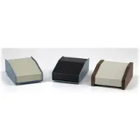 Hammond Electronics 1456WL3BKBU Consolebehuizing (l x b x h) 293 x 508 x 81 mm Aluminium Blauw, Zwart 1 stuk(s)