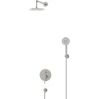 Maxaro Radius Regendouche Inbouw 20cm RVS Eéngreeps Douchekop | Regendouchekop | Regen Douche Kop | Douche Kop Regendouche