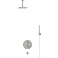 Maxaro Radius Regendouche Inbouw | Rvs 25 cm Regendouche Thermostatisch
