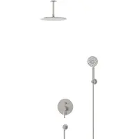 Maxaro Radius Regendouche Inbouw 25cm RVS Eéngreeps Douchekop| Regendouchekop | Regen Douche Kop | Douche Kop Regendouche