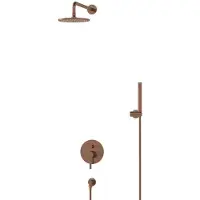 Maxaro Radius Regendouche Inbouw | Koper 20 cm Regendouche Eéngreeps
