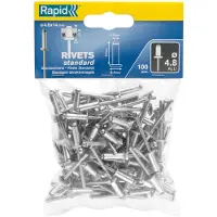 Rapid Standaard blindklinknagels Ø4,8 x 14 mm, 100 stuks - 5000381 - 5000381