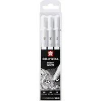 Taidepiste Gelly Roll - Gelpen set 05 08 10 - Wit