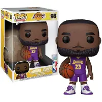 Funko POP! POP! - NBA: Lakers - 25 cm LeBron James (Purple Jersey) (52359)