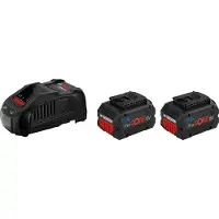Bosch 18V 5,5 Ah ProCORE accu (2x) + snellader