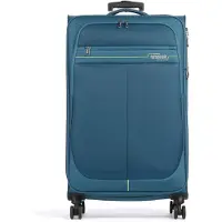 American Tourister Trolley 'Deep Dive' marine / cyaan blauw