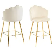 SalesFever barkruk shell design set van 2